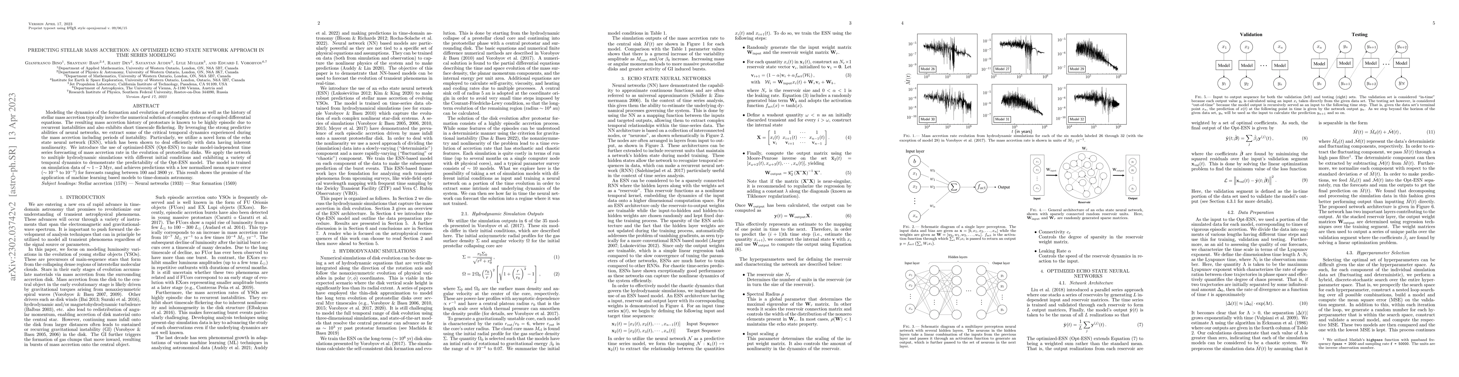 Thumbnail for Predicting Stellar Mass Accretion: An Optimized Echo State Network
  Approach in Time Series Modeling