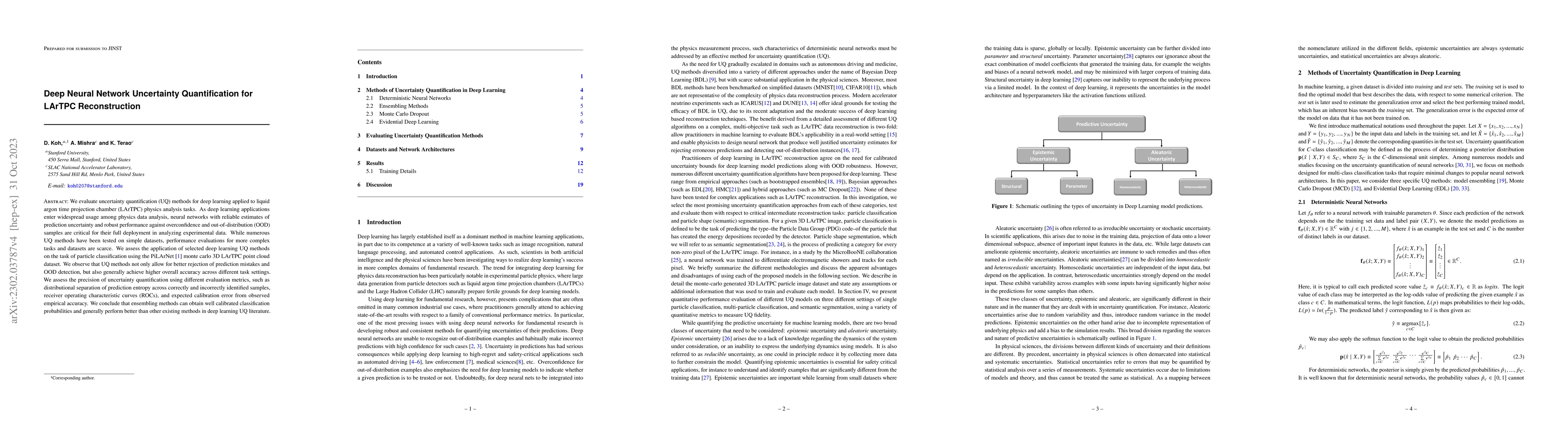 Thumbnail for Deep Neural Network Uncertainty Quantification for LArTPC Reconstruction
