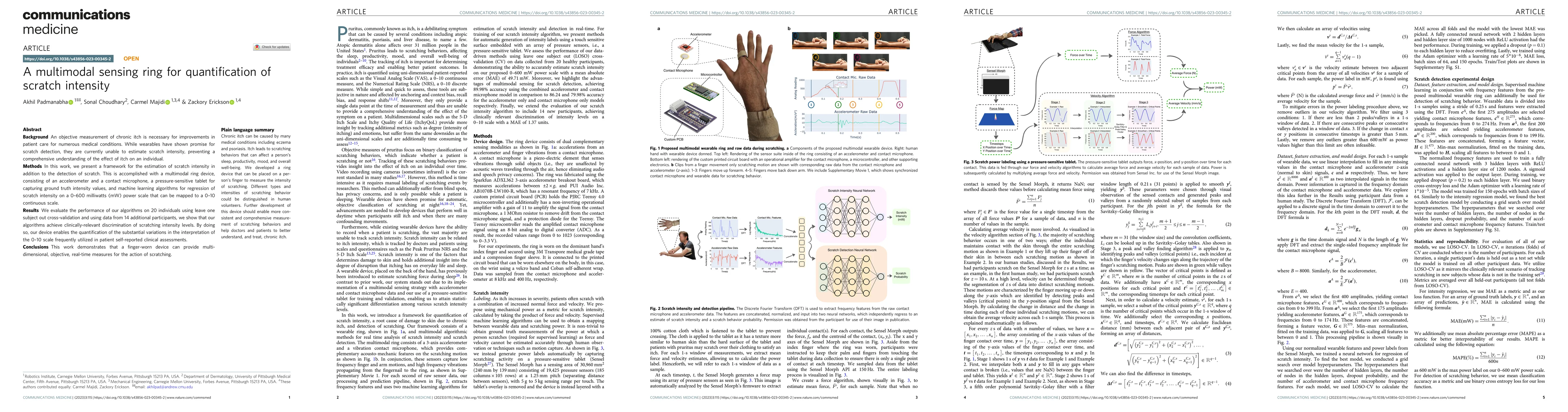 Thumbnail for A Multimodal Sensing Ring for Quantification of Scratch Intensity