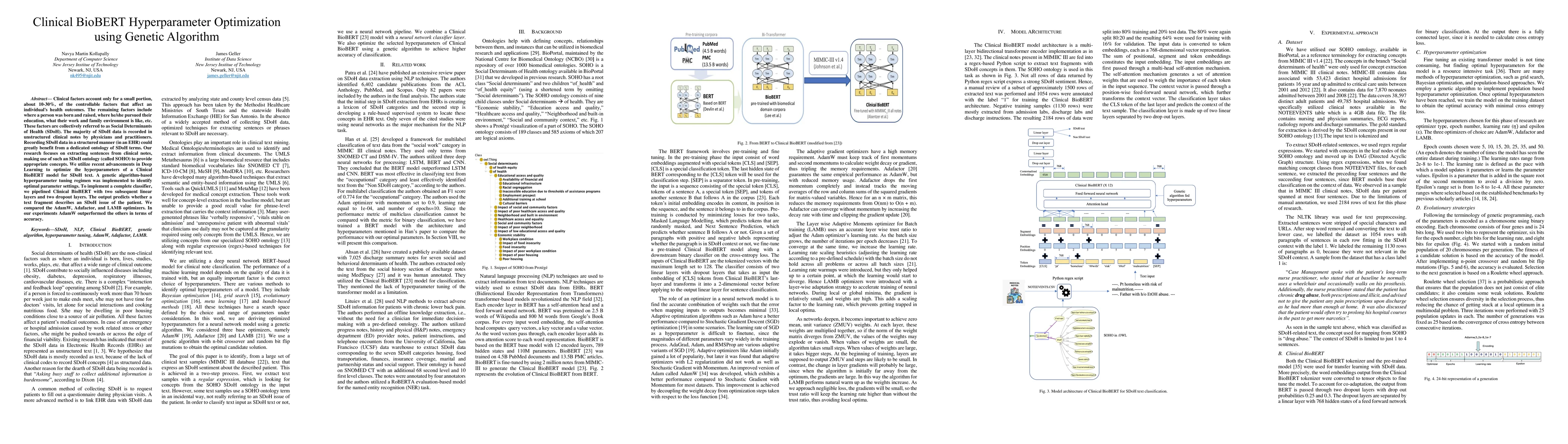 Thumbnail for Clinical BioBERT Hyperparameter Optimization using Genetic Algorithm