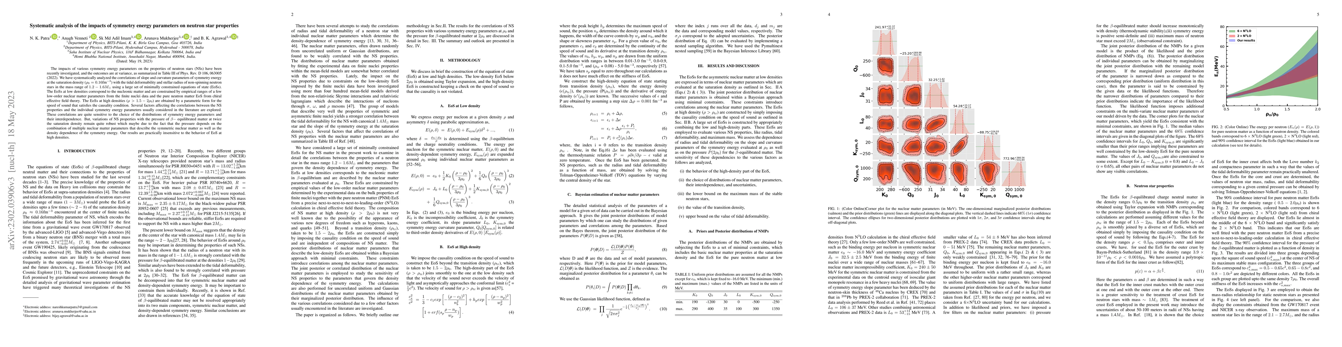Thumbnail for Systematic analysis of the impacts of symmetry energy parameters on
  neutron star properties