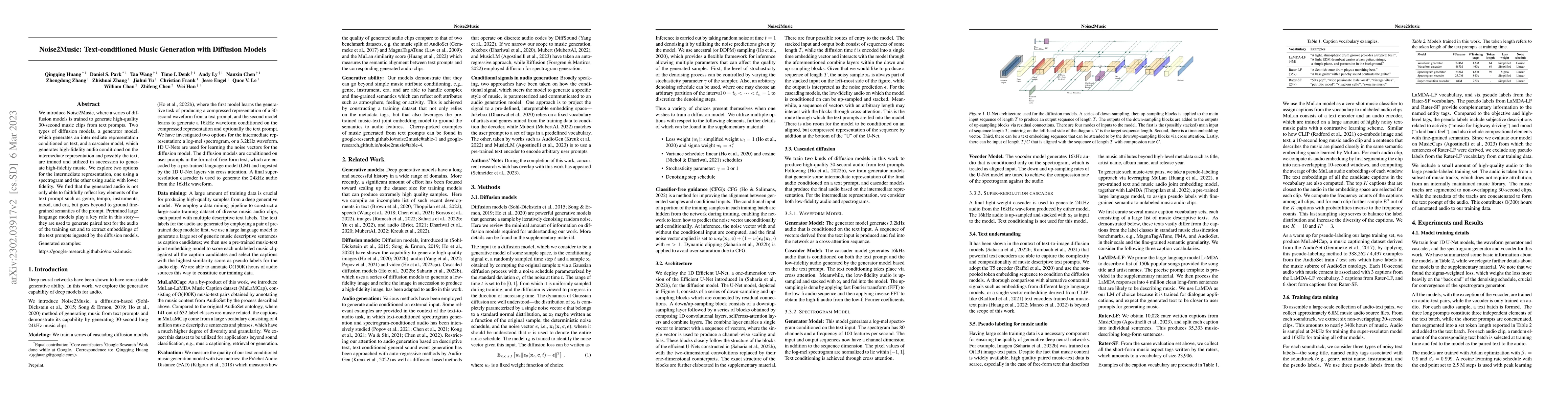 Thumbnail for Noise2Music: Text-conditioned Music Generation with Diffusion Models
