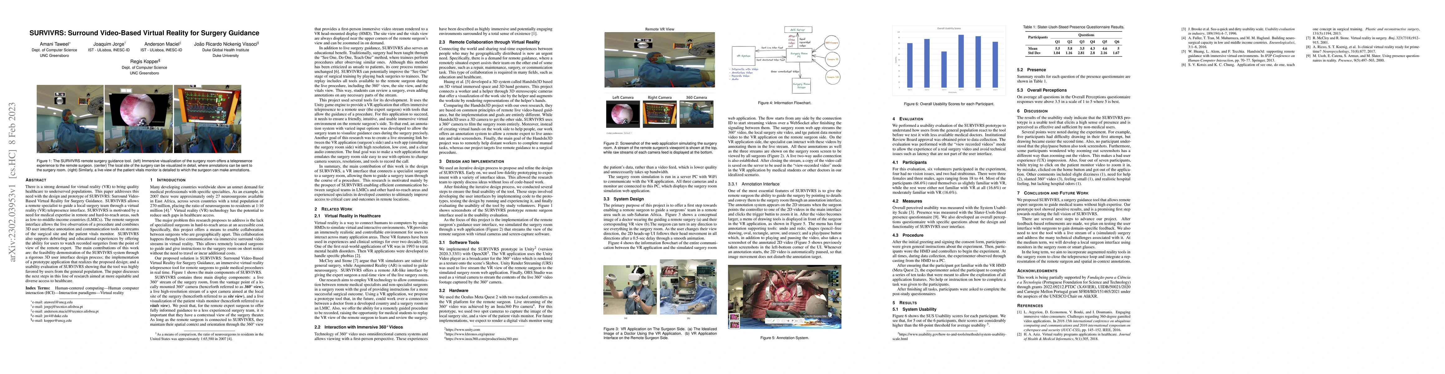 Thumbnail for SURVIVRS: Surround Video-Based Virtual Reality for Surgery Guidance