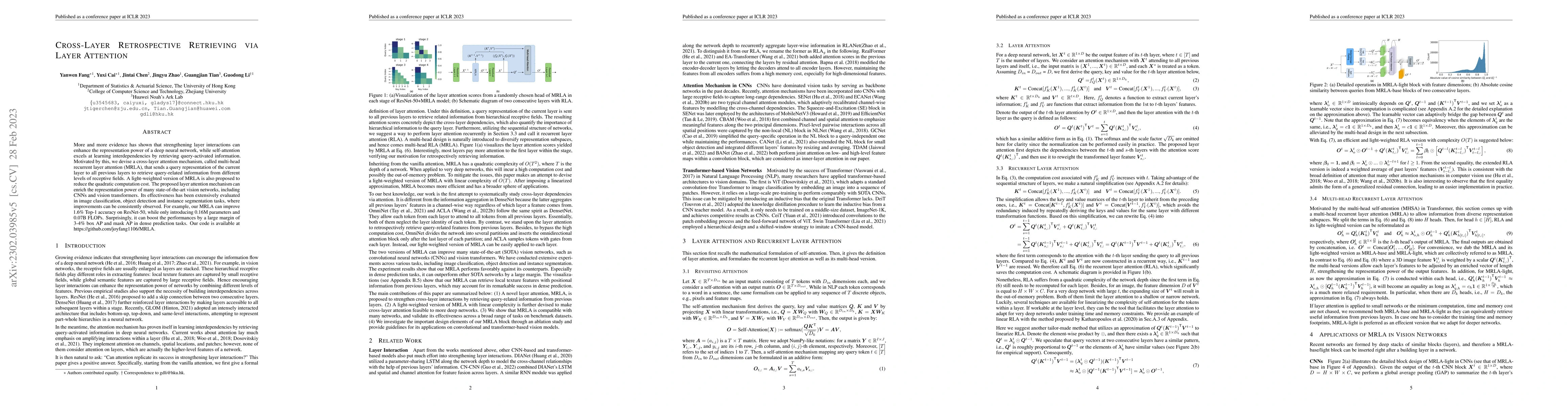 Thumbnail for Cross-Layer Retrospective Retrieving via Layer Attention