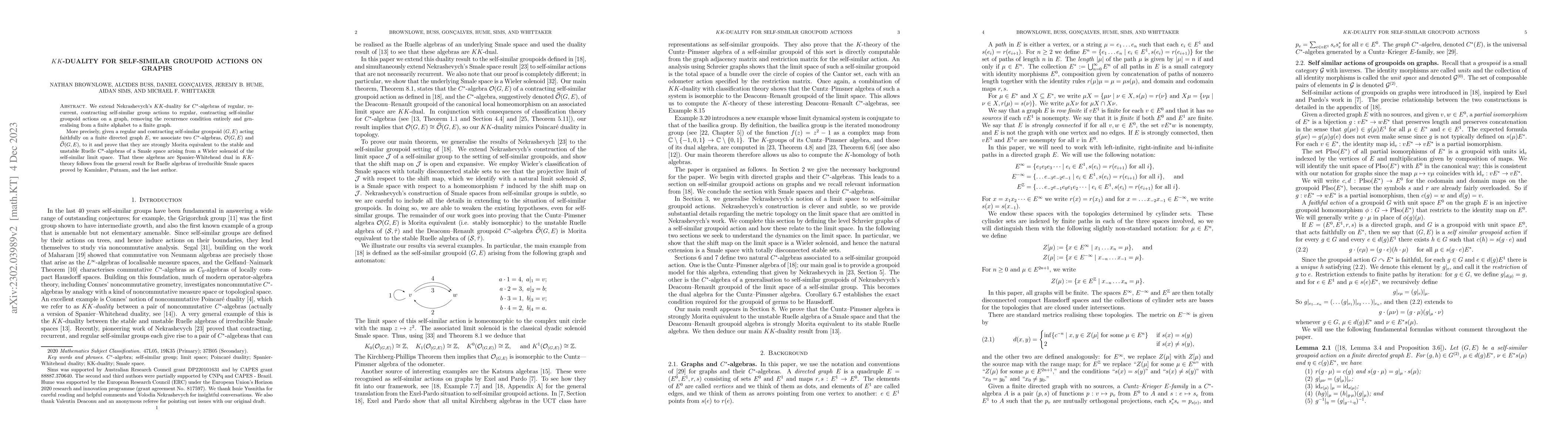 Thumbnail for KK-duality for self-similar groupoid actions on graphs