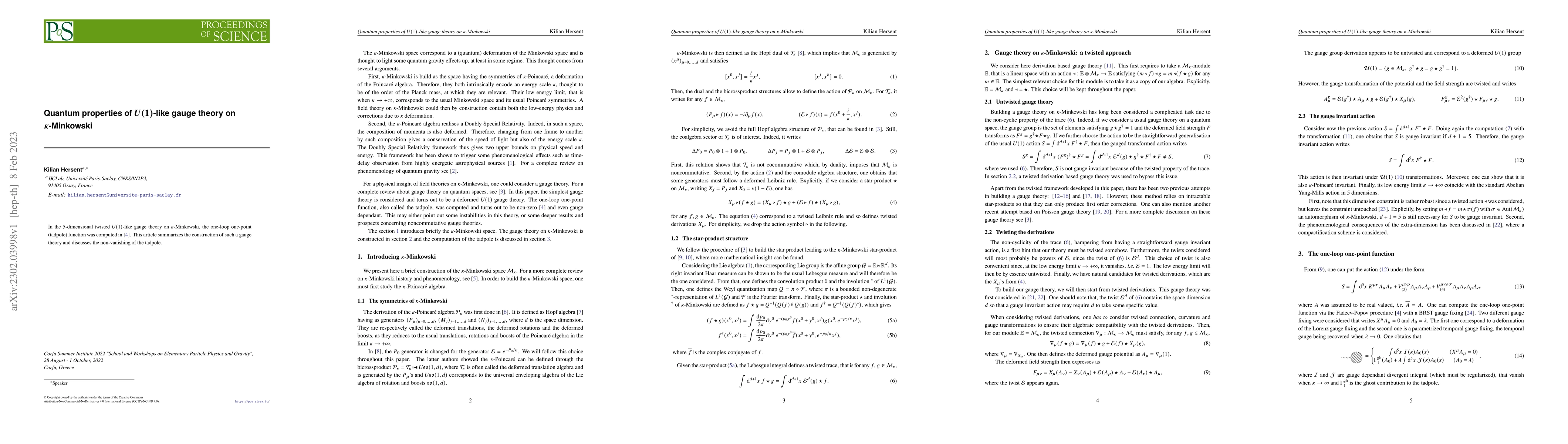 Thumbnail for Quantum properties of $U(1)$-like gauge theory on $\kappa$-Minkowski