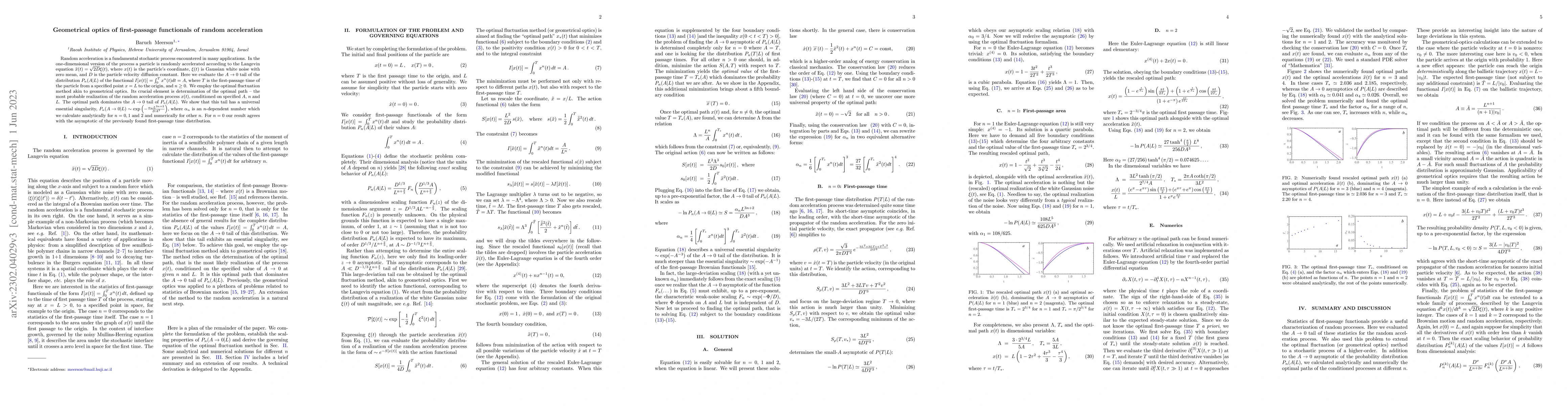 Thumbnail for Geometrical optics of first-passage functionals of random acceleration