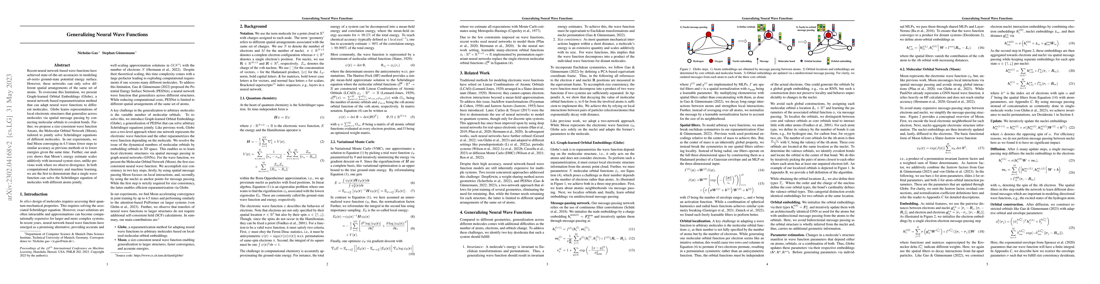 Thumbnail for Generalizing Neural Wave Functions