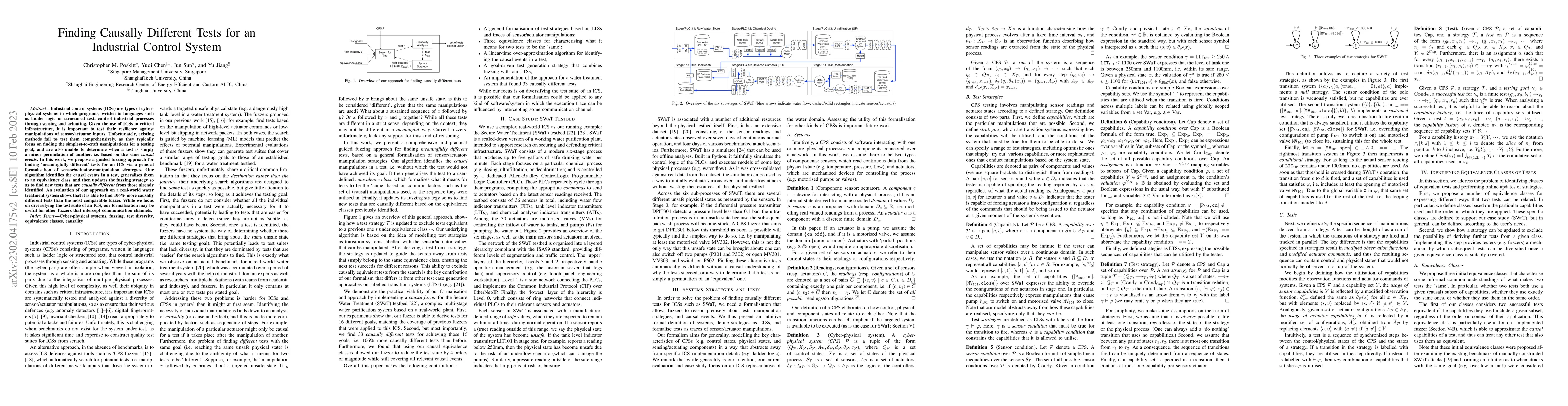 Thumbnail for Finding Causally Different Tests for an Industrial Control System