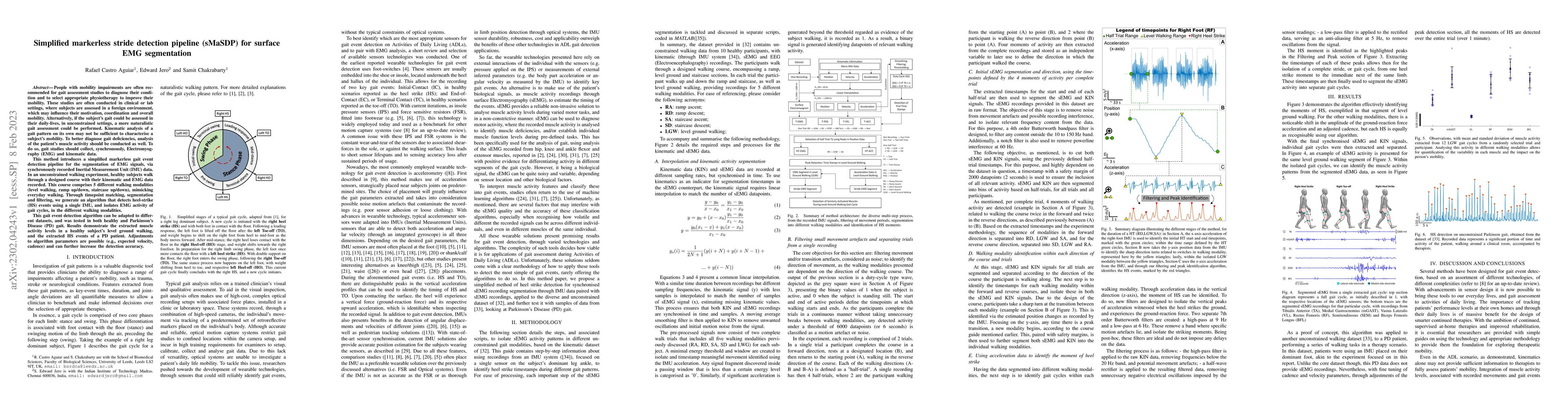 Thumbnail for Simplified markerless stride detection pipeline (sMaSDP) for surface EMG
  segmentation