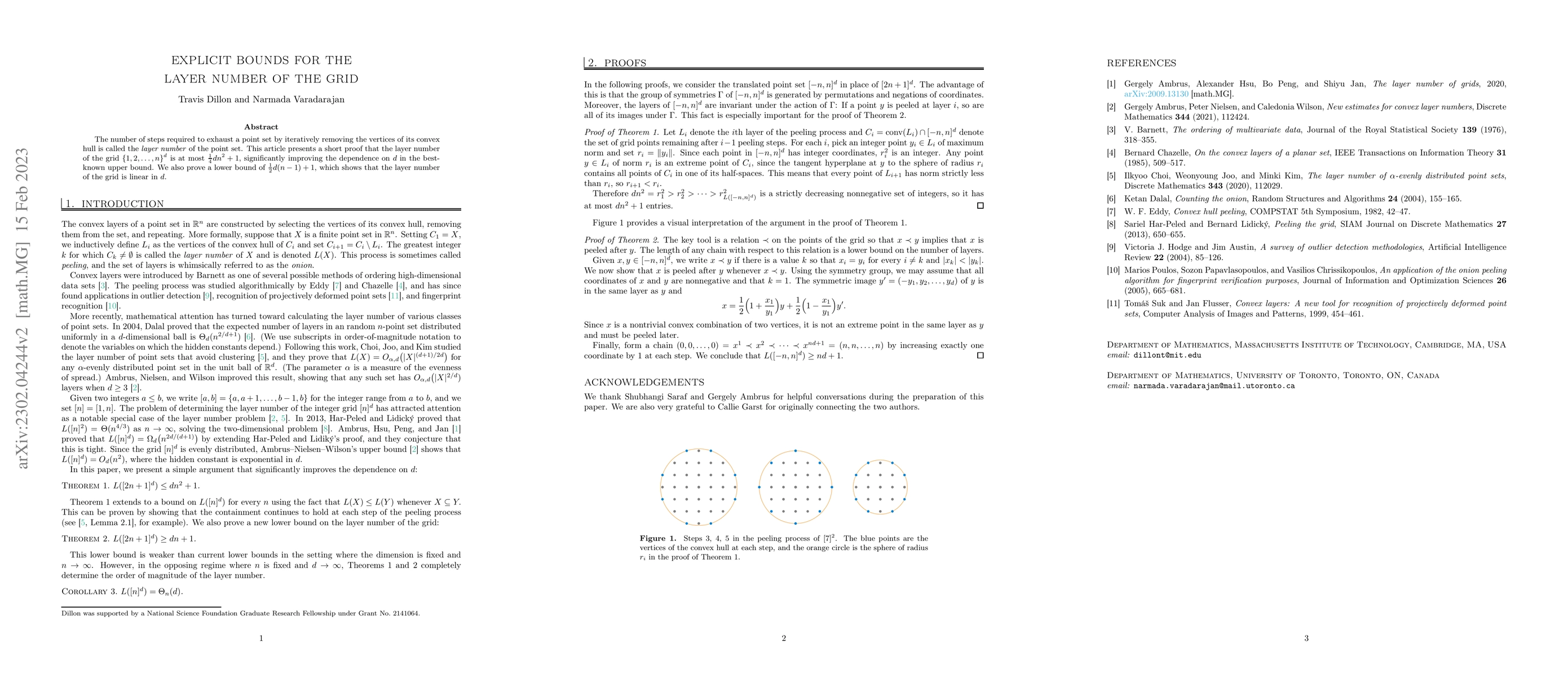 Thumbnail for Explicit bounds for the layer number of the grid