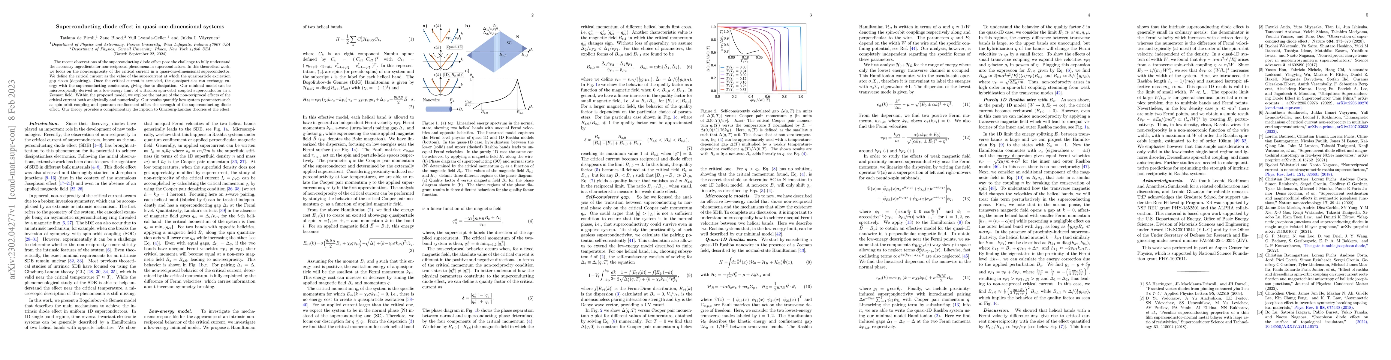 Thumbnail for Superconducting diode effect in quasi-one-dimensional systems