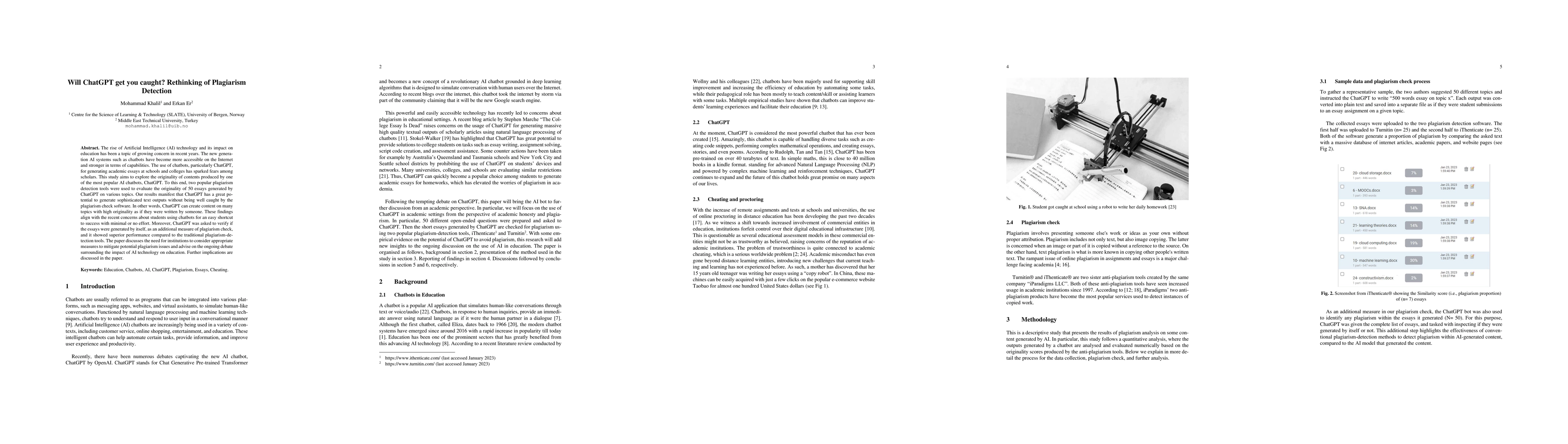 Thumbnail for Will ChatGPT get you caught? Rethinking of Plagiarism Detection