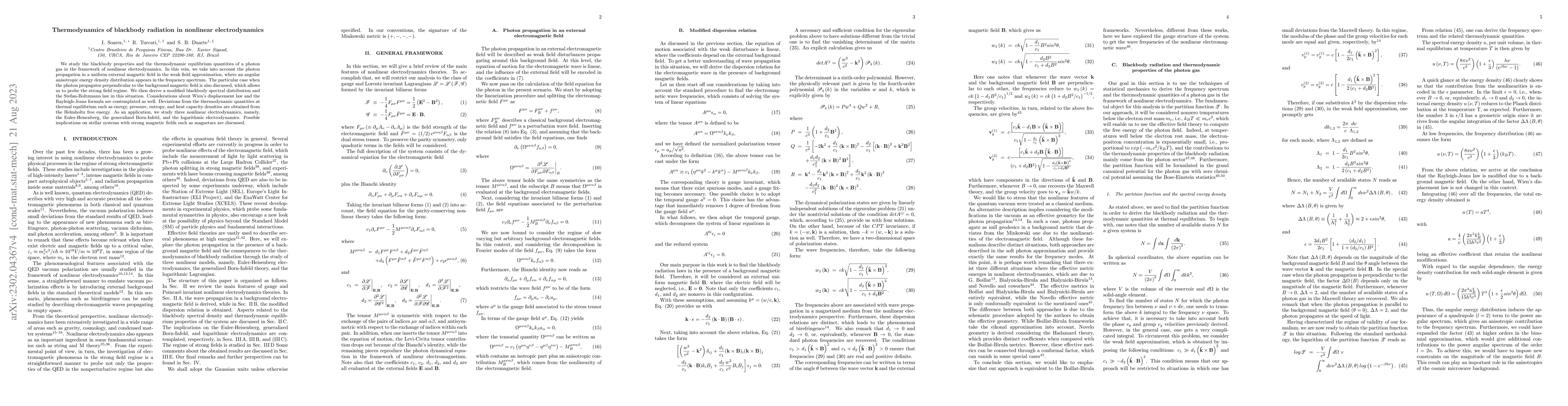 Thumbnail for Thermodynamics of blackbody radiation in nonlinear electrodynamics