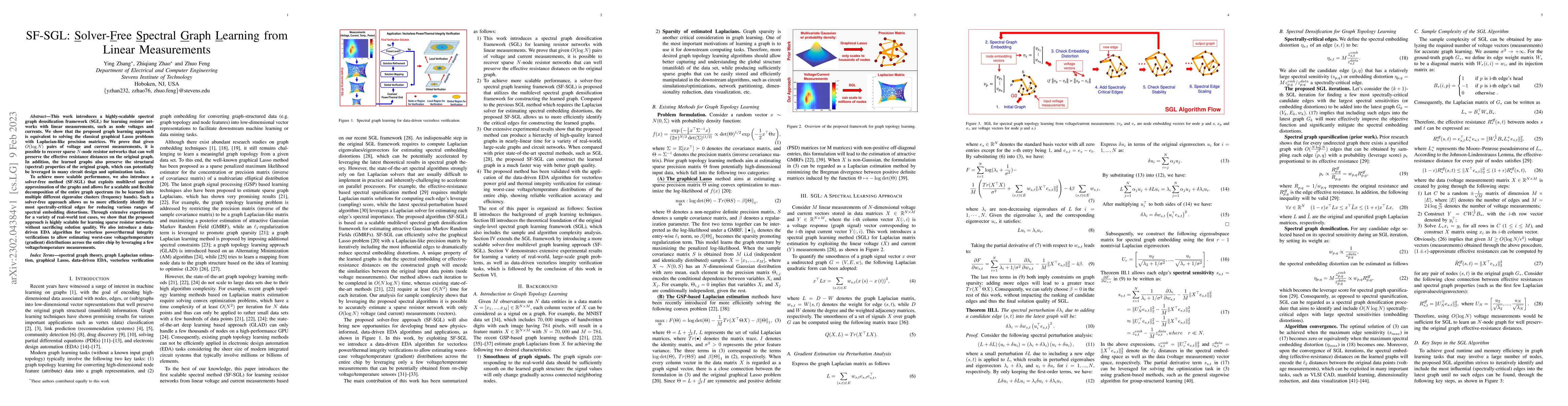 Thumbnail for SF-SGL: Solver-Free Spectral Graph Learning from Linear Measurements