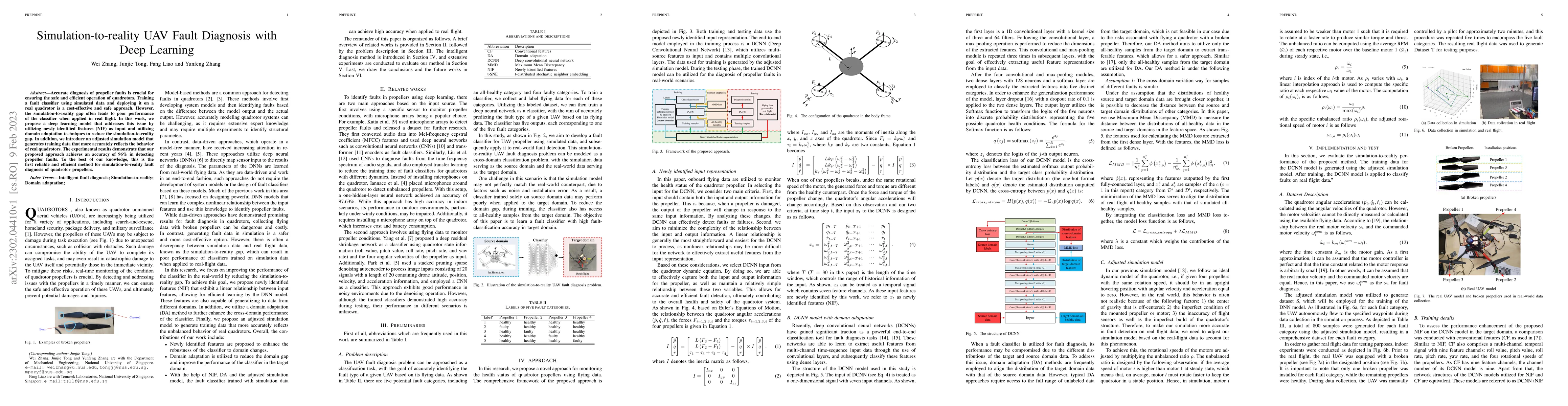 Thumbnail for Simulation-to-reality UAV Fault Diagnosis with Deep Learning