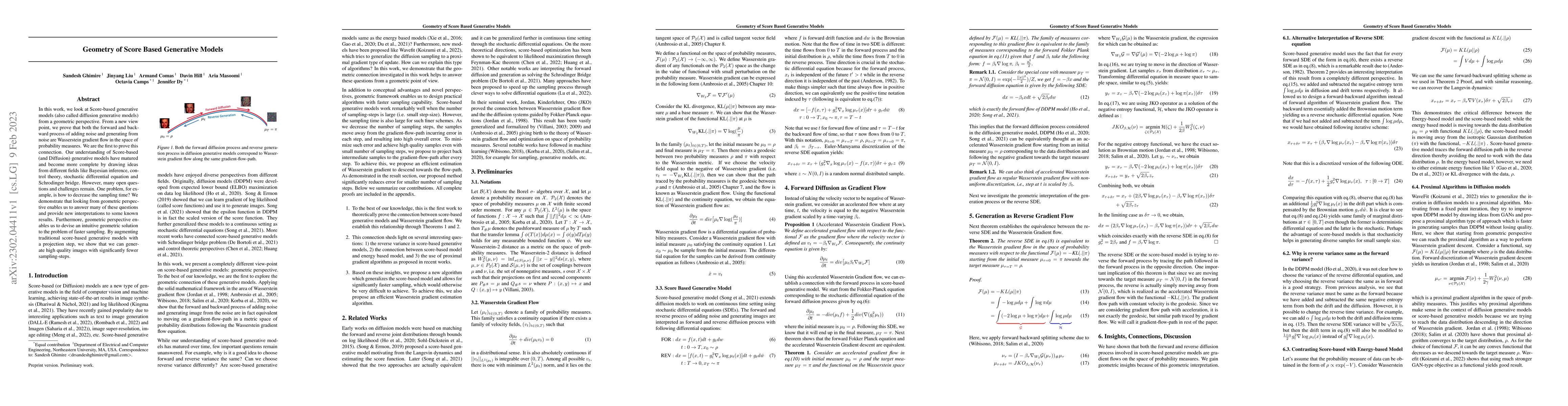 Thumbnail for Geometry of Score Based Generative Models