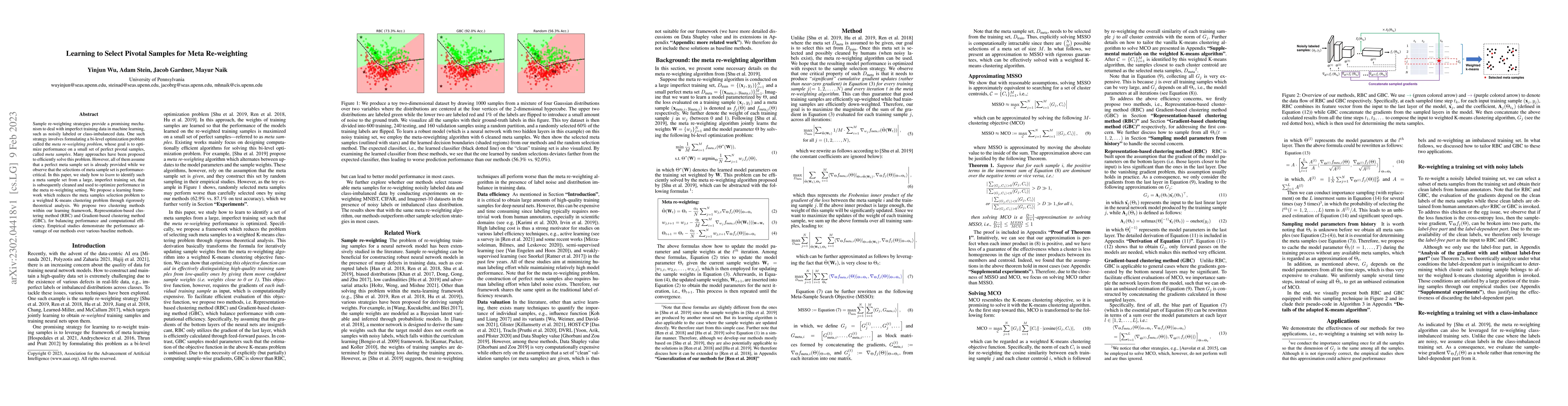 Thumbnail for Learning to Select Pivotal Samples for Meta Re-weighting