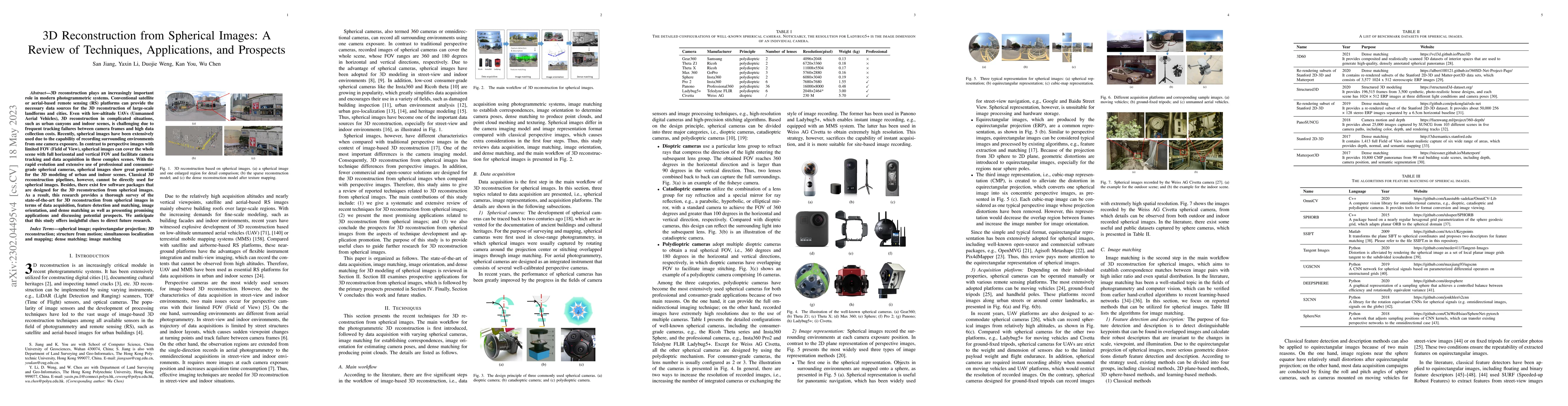 Thumbnail for 3D reconstruction from spherical images: A review of techniques,
  applications, and prospects