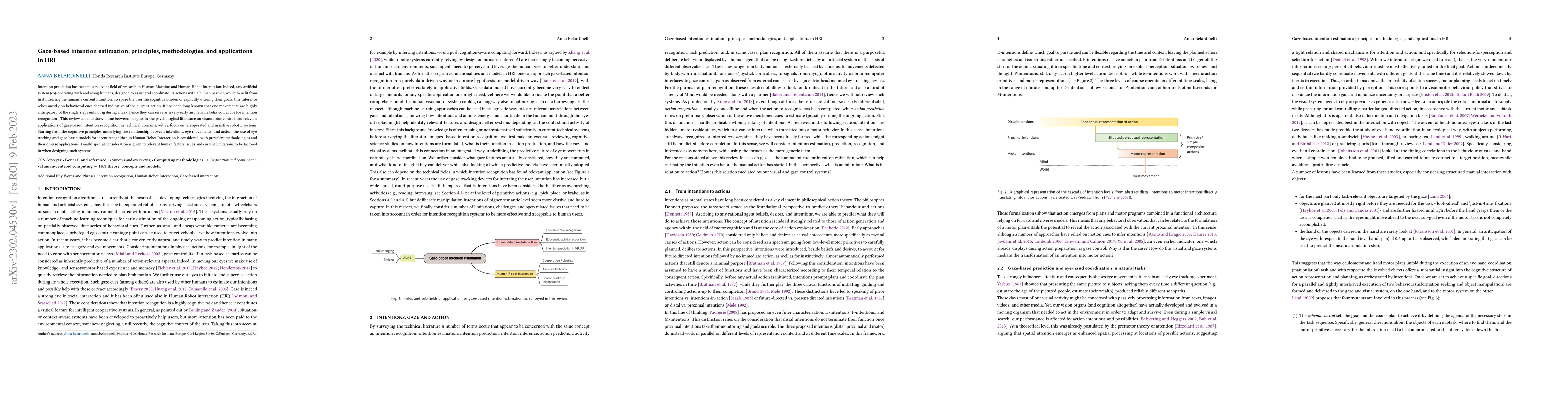 Thumbnail for Gaze-based intention estimation: principles, methodologies, and
  applications in HRI