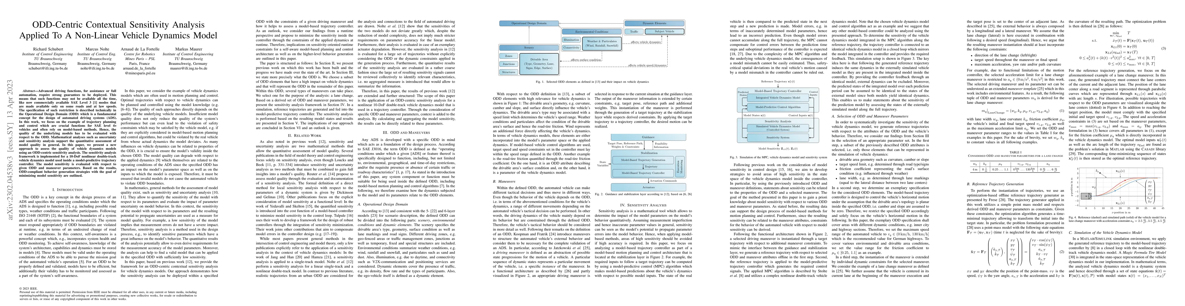 Thumbnail for ODD-Centric Contextual Sensitivity Analysis Applied To A Non-Linear
  Vehicle Dynamics Model