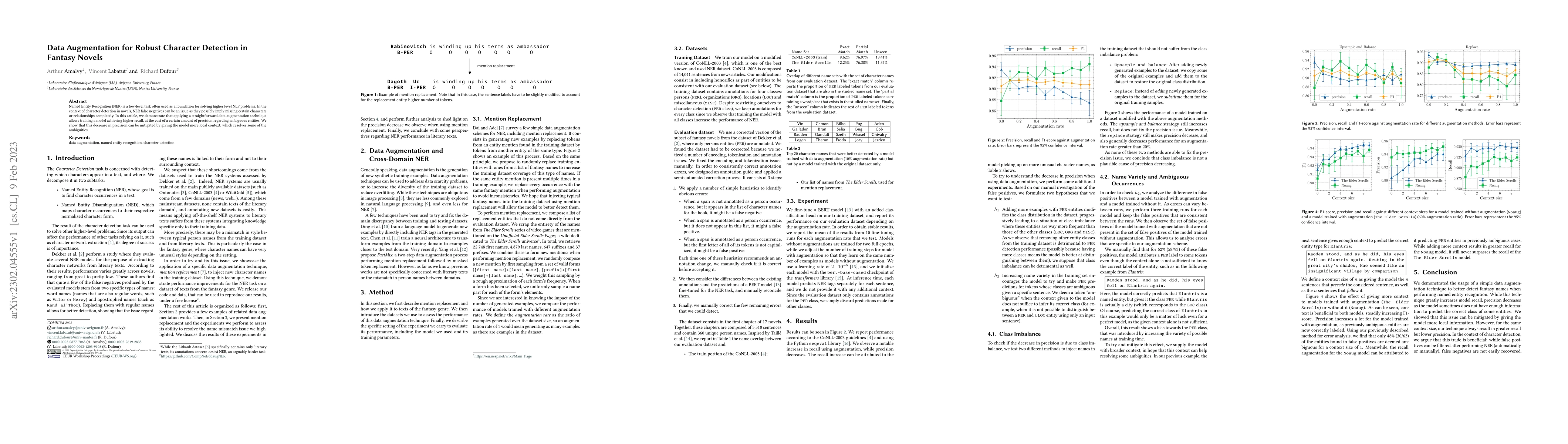 Thumbnail for Data Augmentation for Robust Character Detection in Fantasy Novels