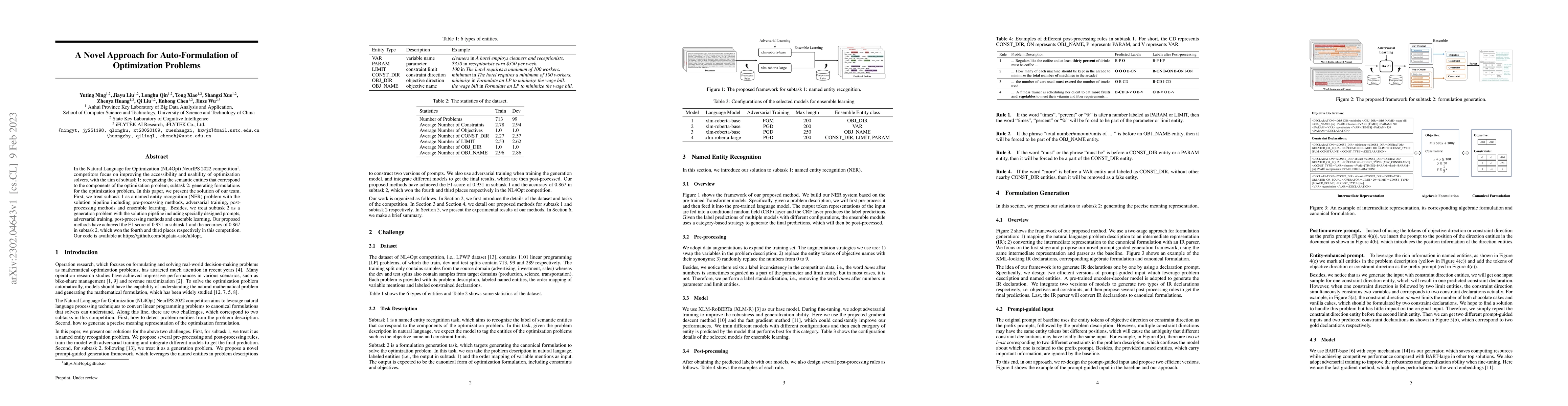 Thumbnail for A Novel Approach for Auto-Formulation of Optimization Problems