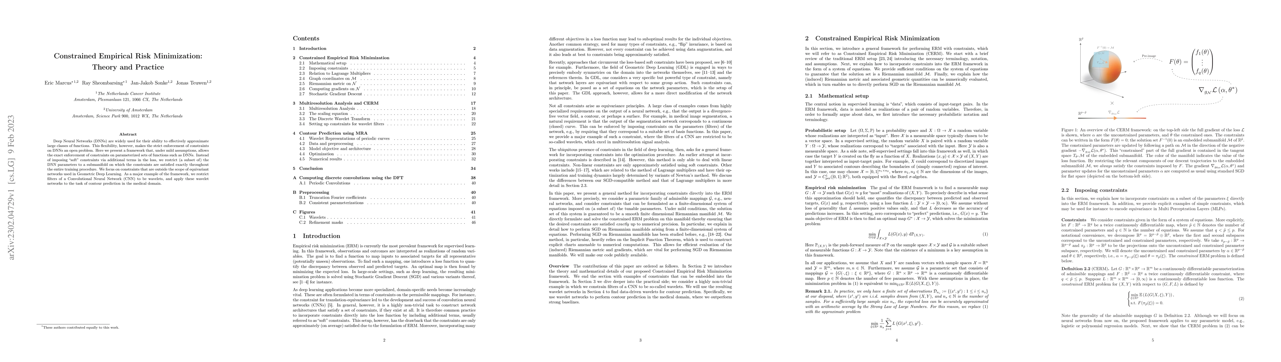Thumbnail for Constrained Empirical Risk Minimization: Theory and Practice