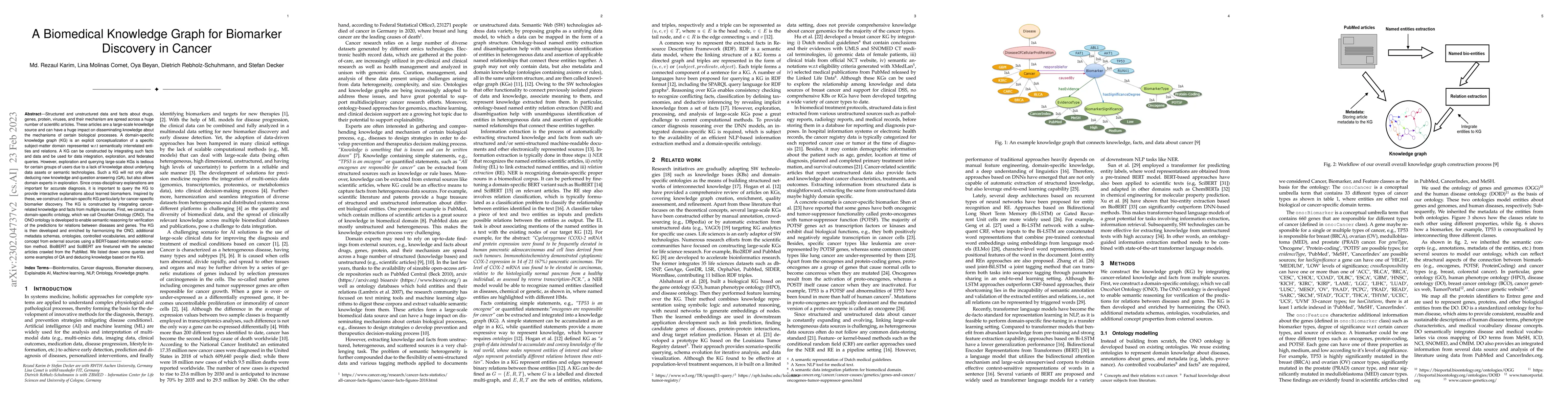Thumbnail for A Biomedical Knowledge Graph for Biomarker Discovery in Cancer