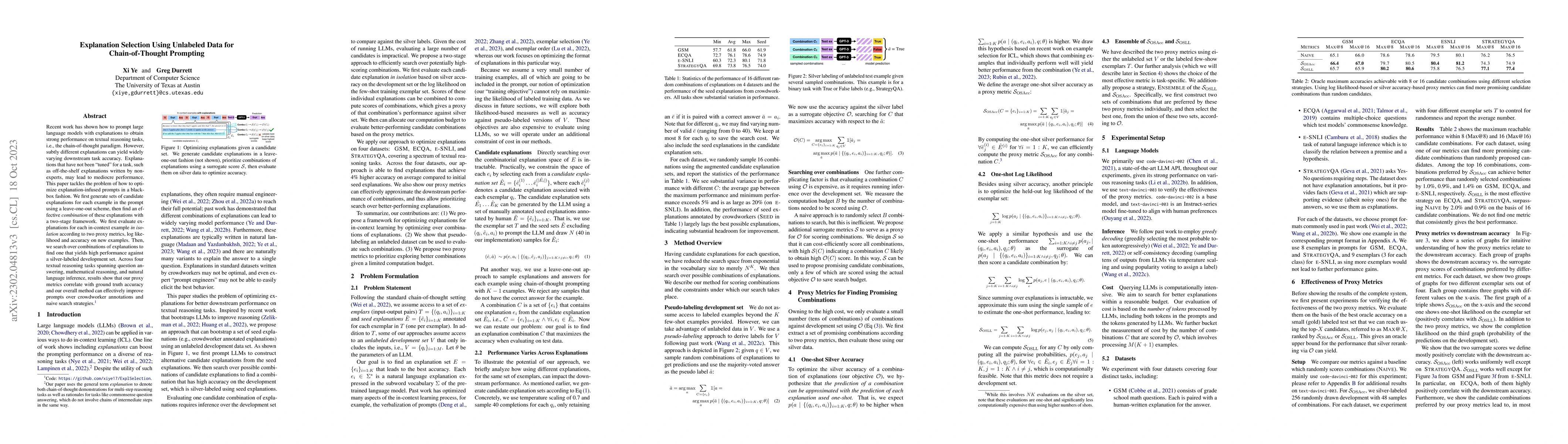 Thumbnail for Explanation Selection Using Unlabeled Data for Chain-of-Thought
  Prompting