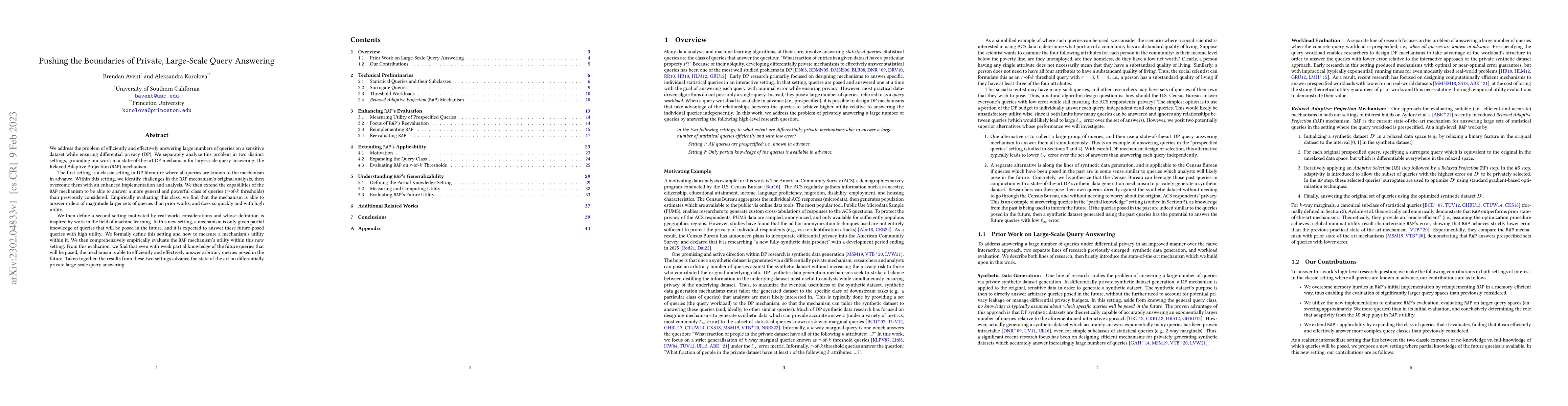 Thumbnail for Pushing the Boundaries of Private, Large-Scale Query Answering