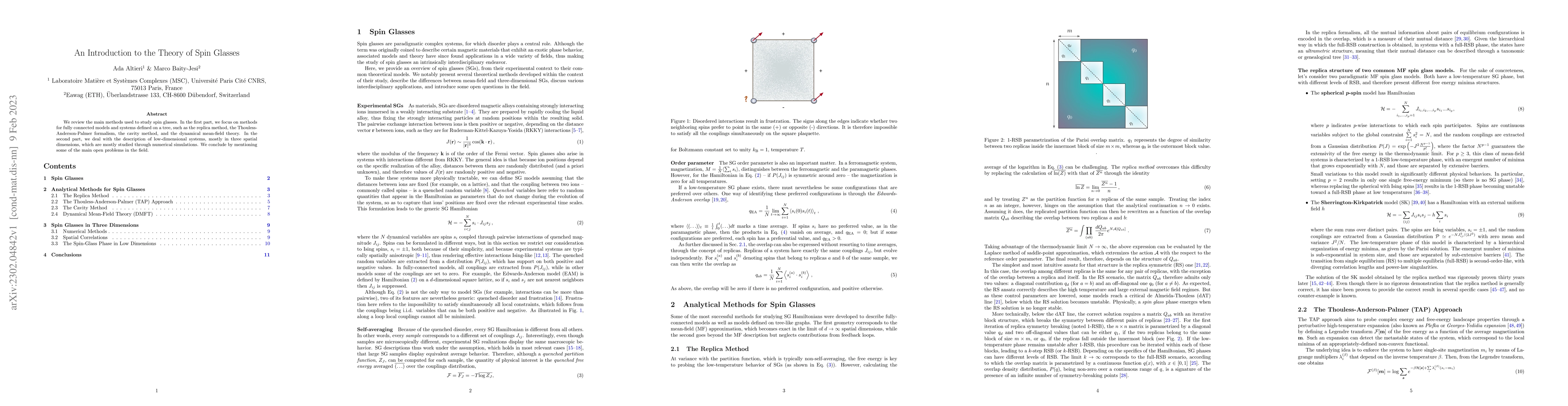 Thumbnail for An Introduction to the Theory of Spin Glasses