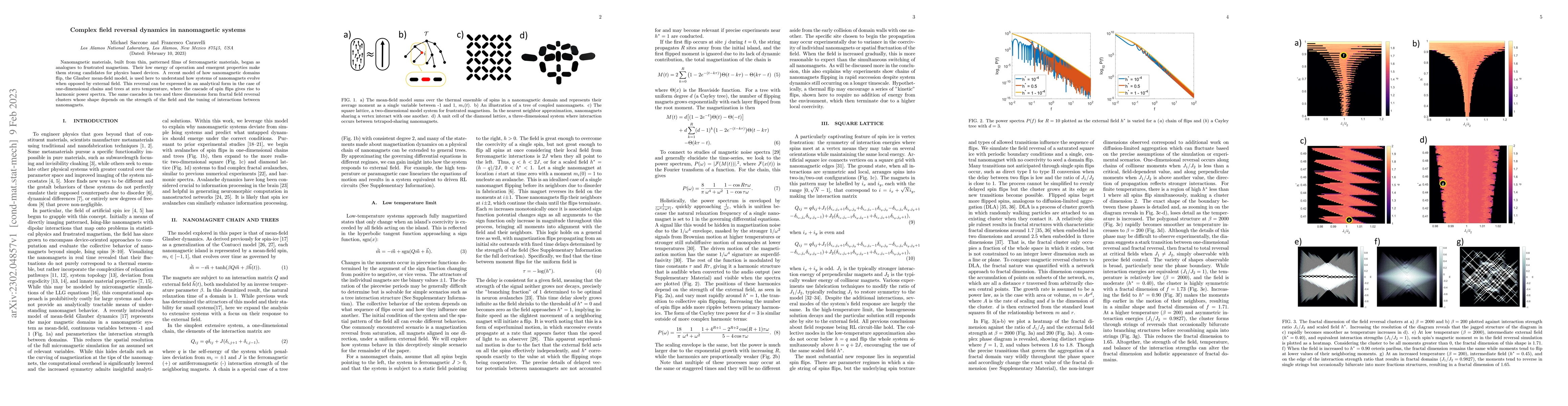 Thumbnail for Complex field reversal dynamics in nanomagnetic systems