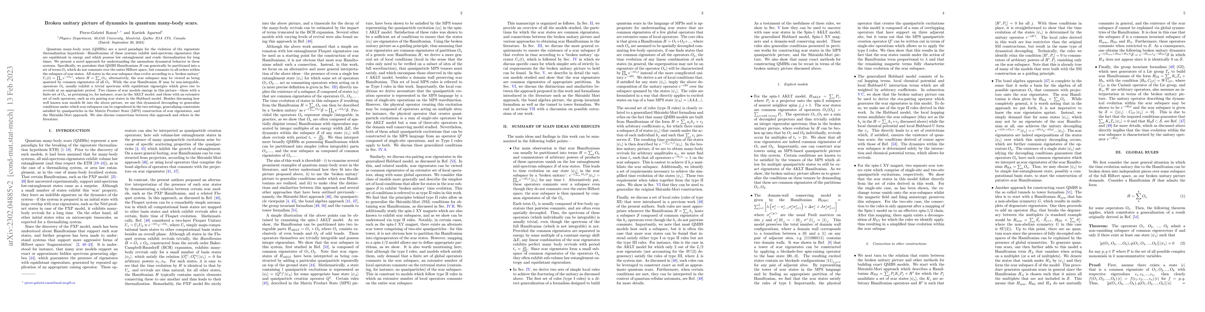 Thumbnail for Broken unitary picture of dynamics in quantum many-body scars