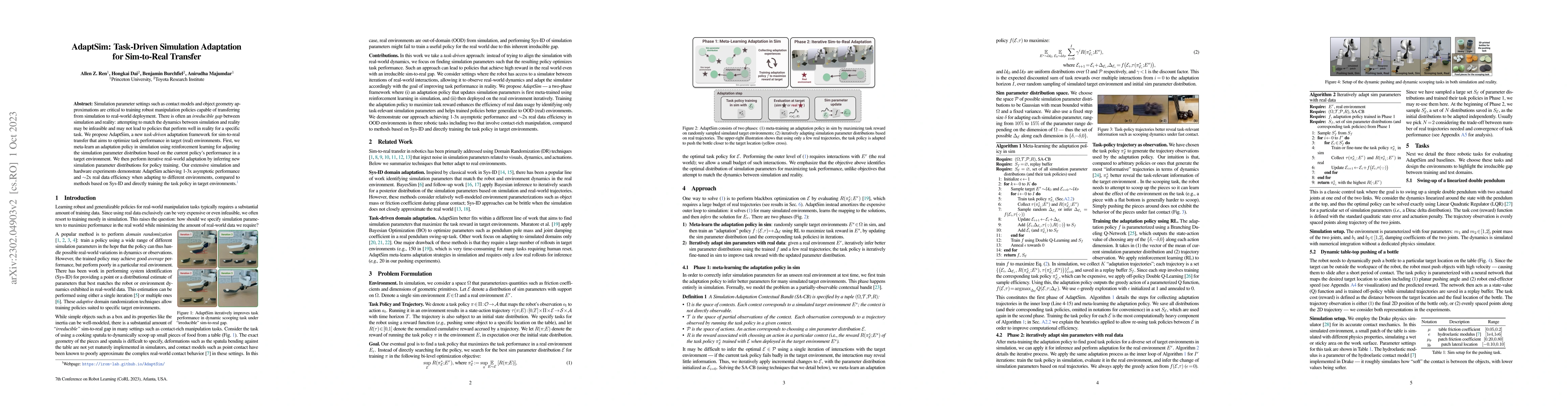 Thumbnail for AdaptSim: Task-Driven Simulation Adaptation for Sim-to-Real Transfer