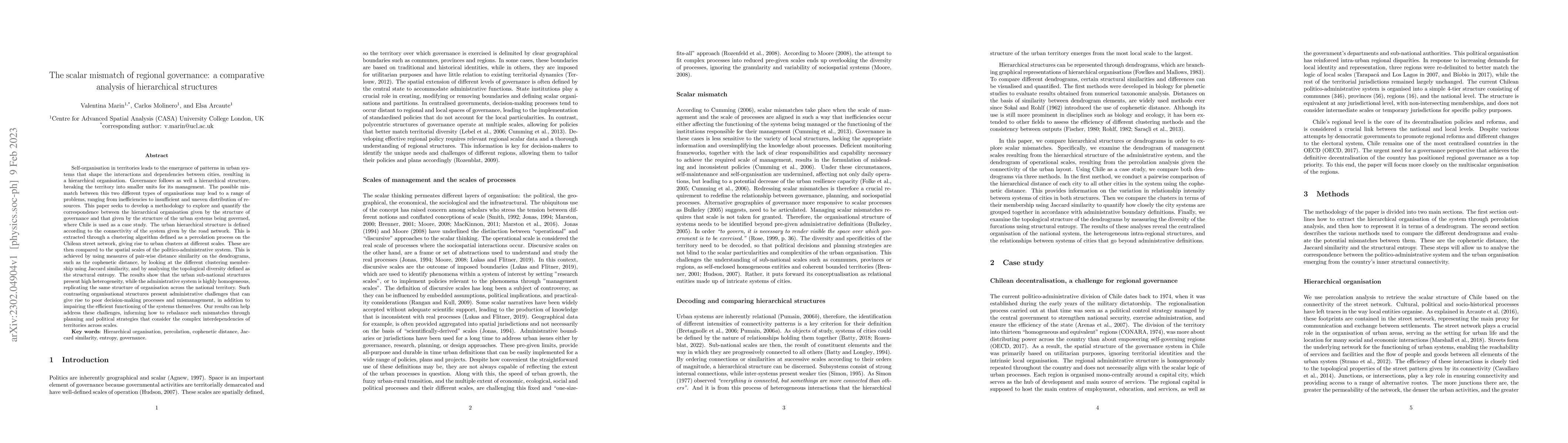 Thumbnail for The scalar mismatch of regional governance: a comparative analysis of
  hierarchical structures