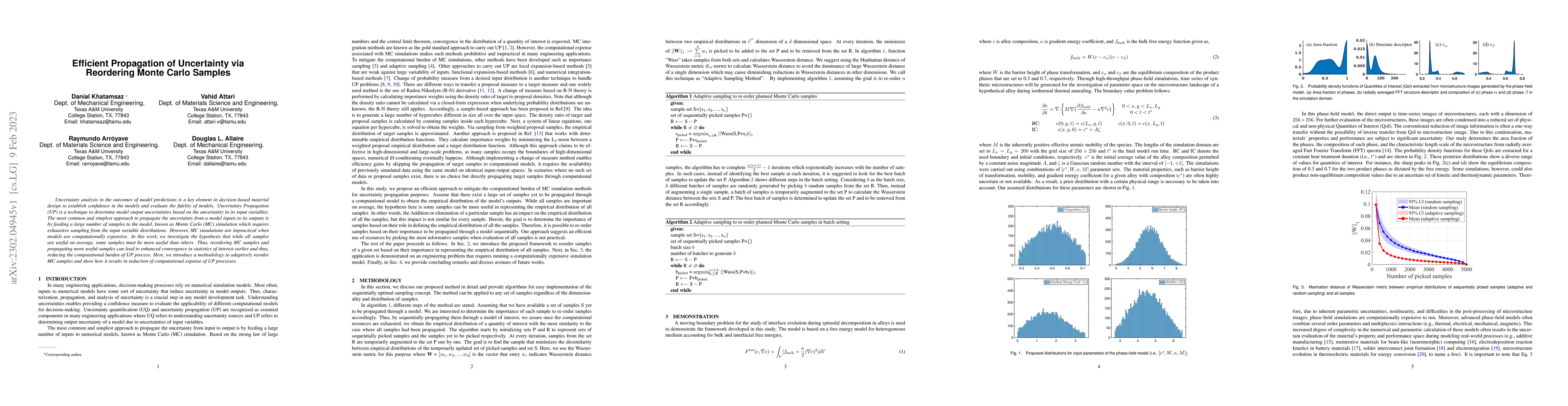 Thumbnail for Efficient Propagation of Uncertainty via Reordering Monte Carlo Samples