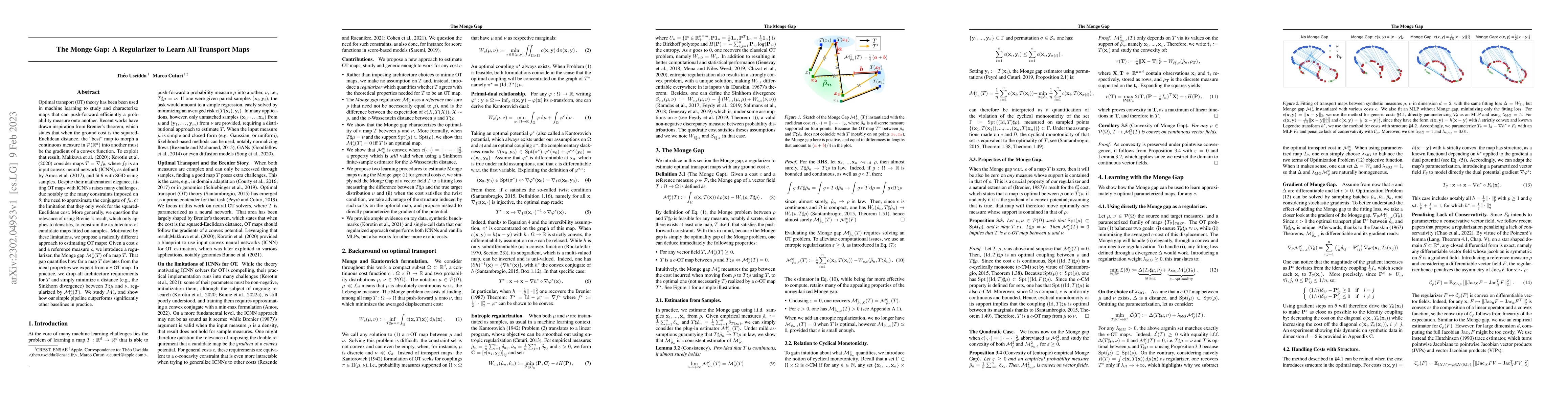 Thumbnail for The Monge Gap: A Regularizer to Learn All Transport Maps