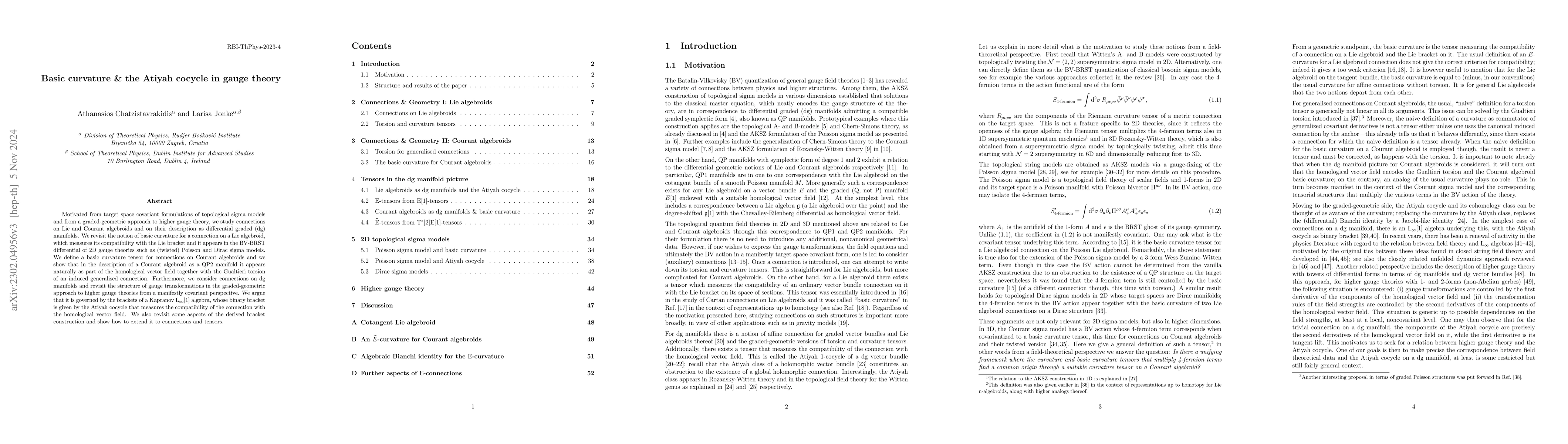 Thumbnail for Basic curvature and the Atiyah cocycle in gauge theory