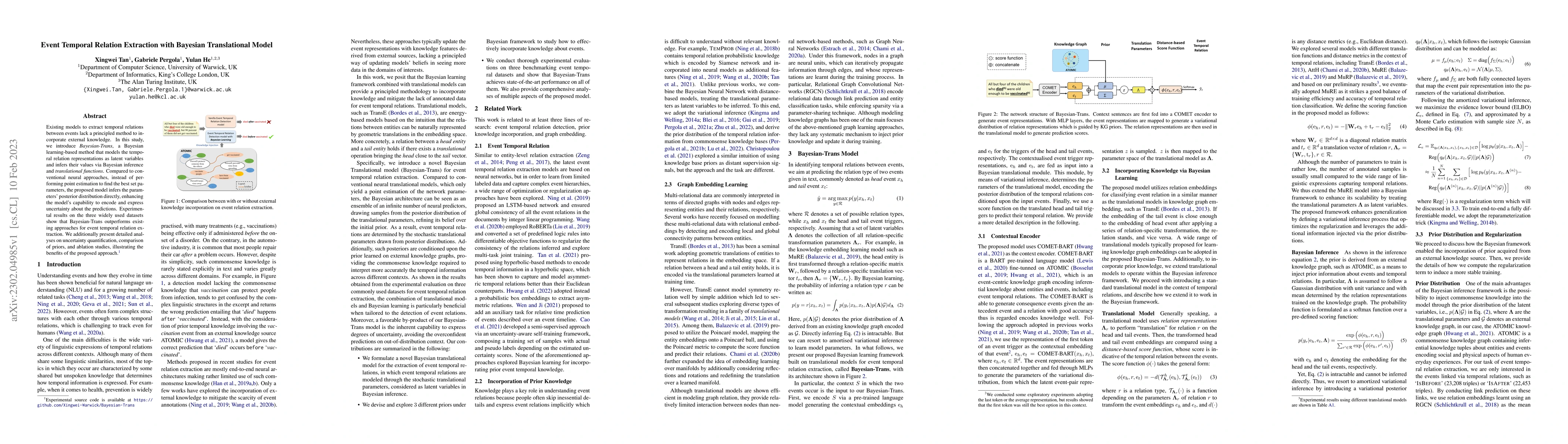 Thumbnail for Event Temporal Relation Extraction with Bayesian Translational Model