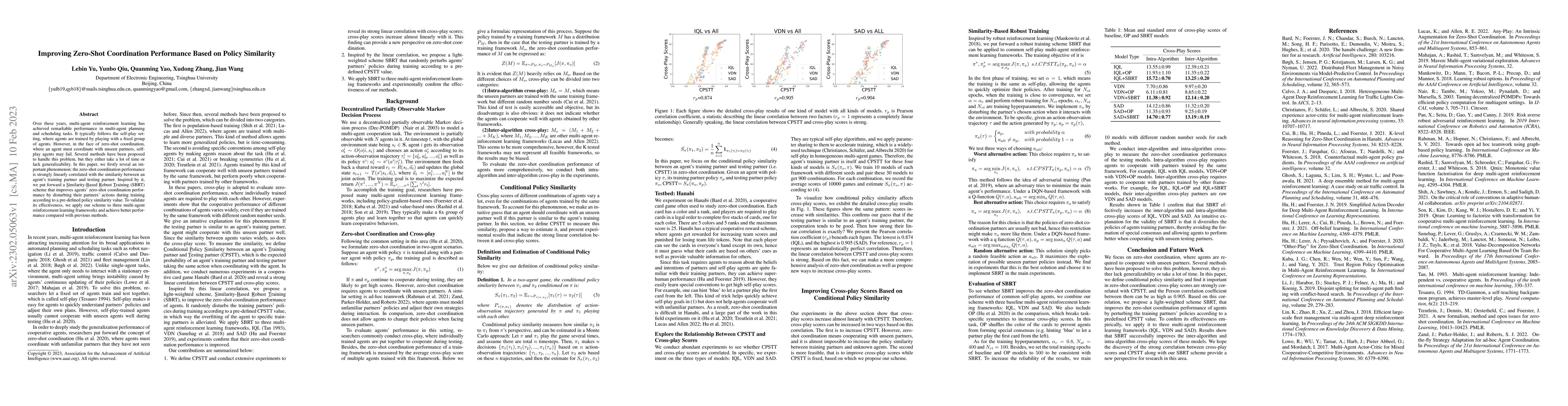 Thumbnail for Improving Zero-Shot Coordination Performance Based on Policy Similarity