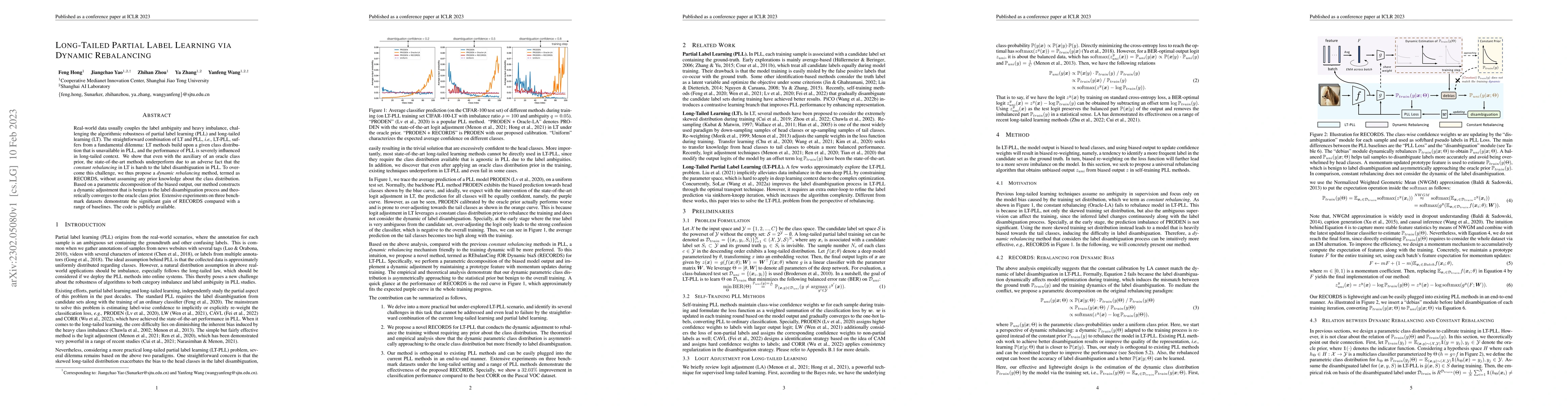 Thumbnail for Long-Tailed Partial Label Learning via Dynamic Rebalancing