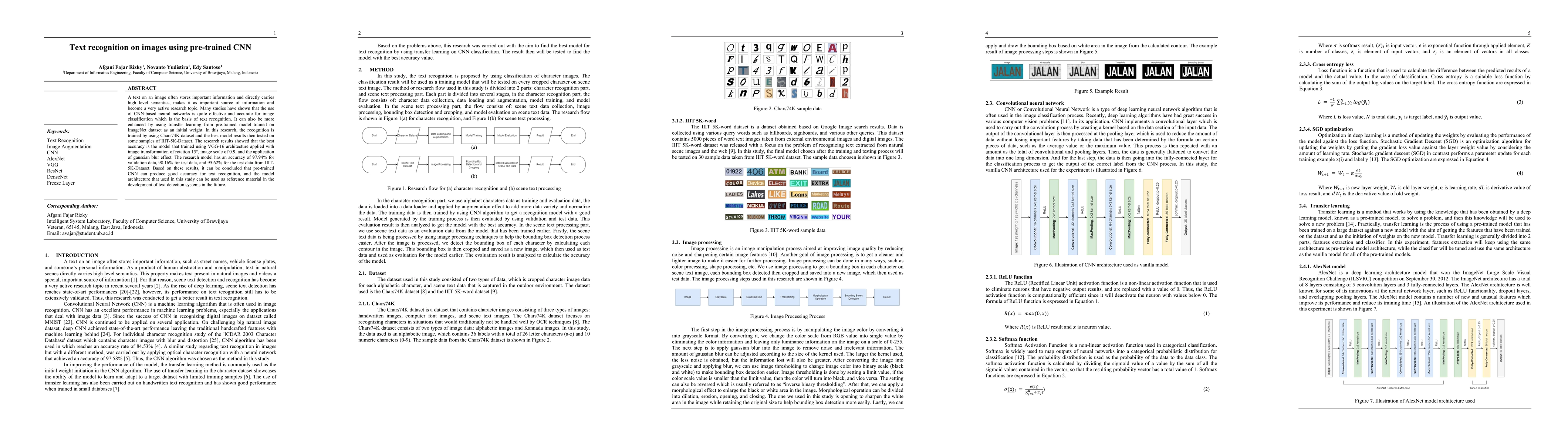 Thumbnail for Text recognition on images using pre-trained CNN