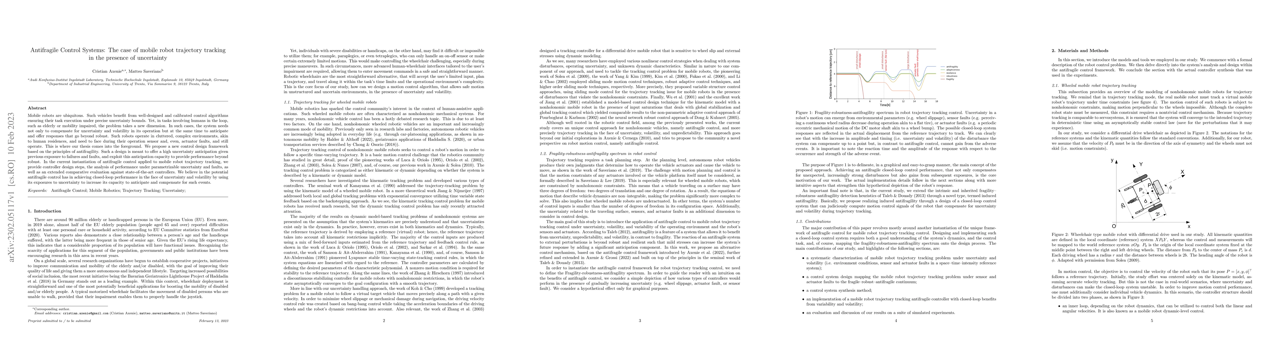 Thumbnail for Antifragile Control Systems: The case of mobile robot trajectory
  tracking in the presence of uncertainty