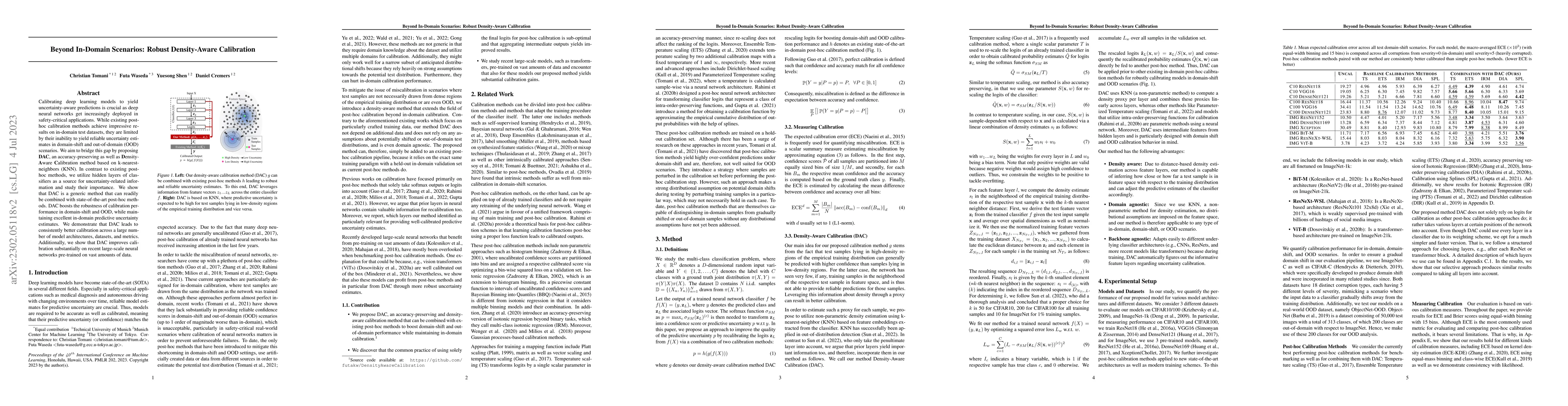 Thumbnail for Beyond In-Domain Scenarios: Robust Density-Aware Calibration