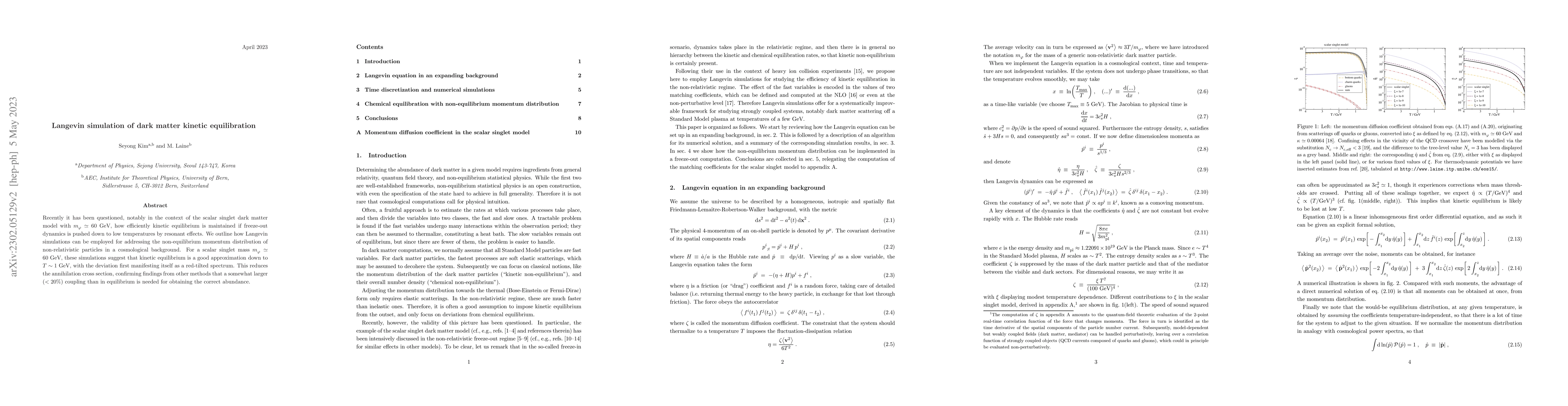 Thumbnail for Langevin simulation of dark matter kinetic equilibration