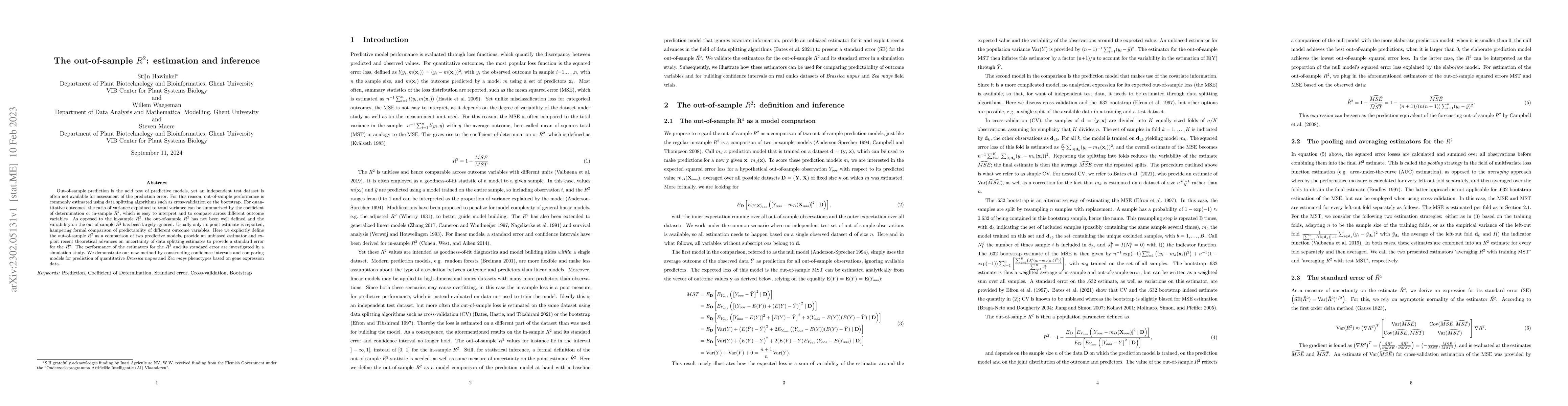 Thumbnail for The out-of-sample $R^2$: estimation and inference