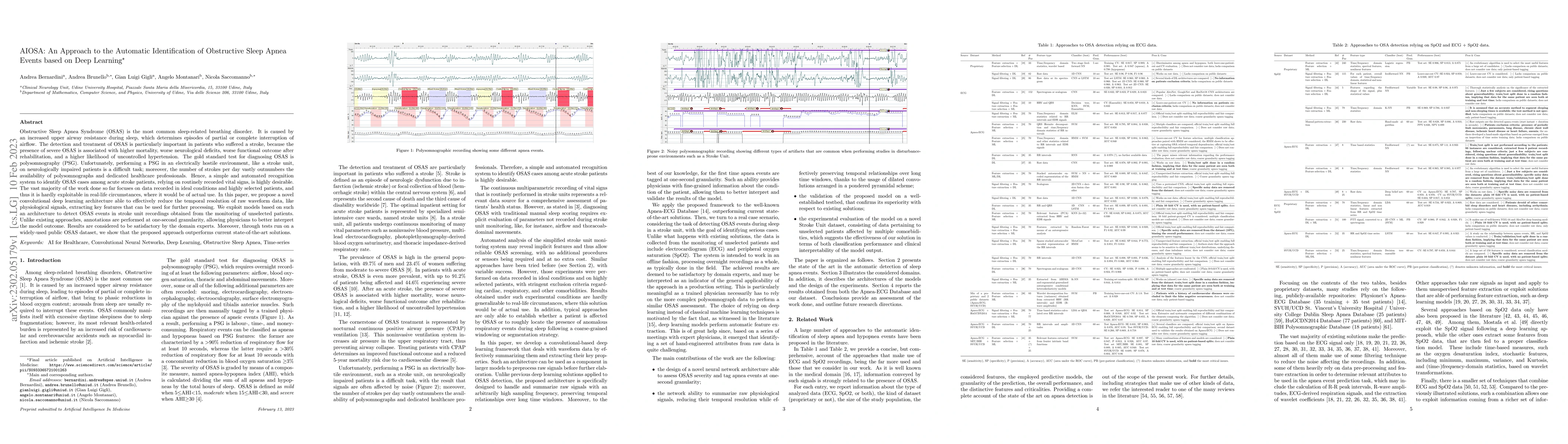 Thumbnail for AIOSA: An approach to the automatic identification of obstructive sleep
  apnea events based on deep learning