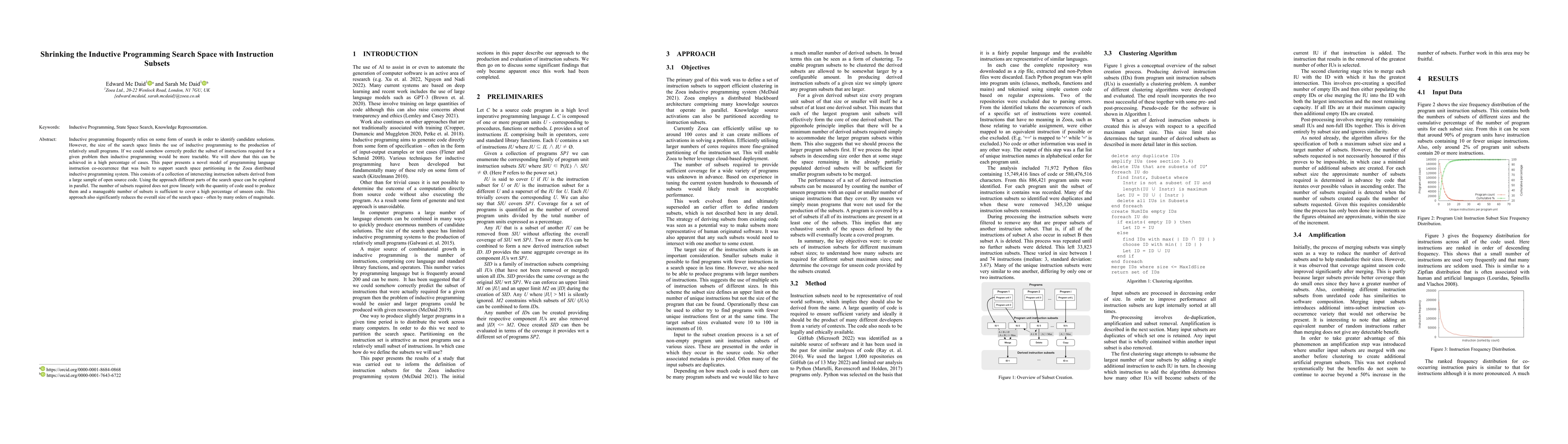 Thumbnail for Shrinking the Inductive Programming Search Space with Instruction
  Subsets
