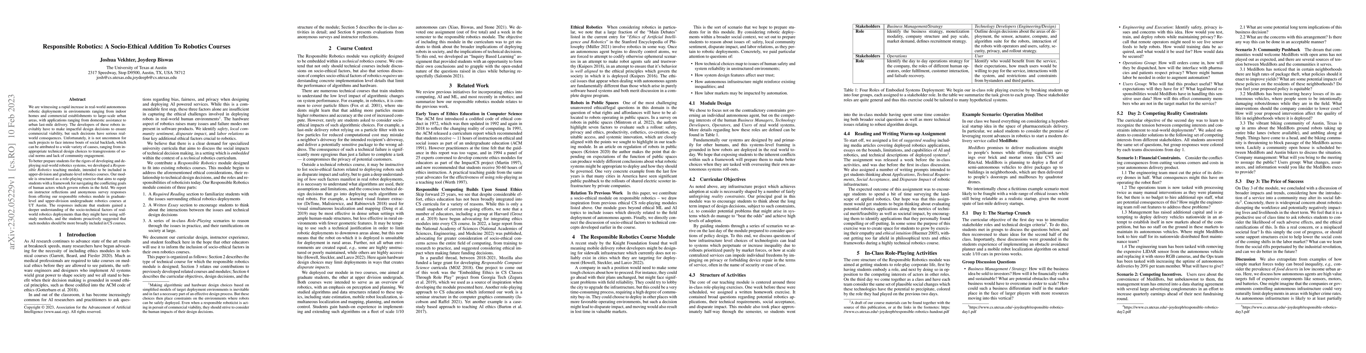 Thumbnail for Responsible Robotics: A Socio-Ethical Addition To Robotics Courses